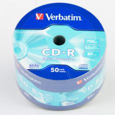 Диск CD-R Verbatim 700Mb 52x extra protect wagon wheel (50шт)