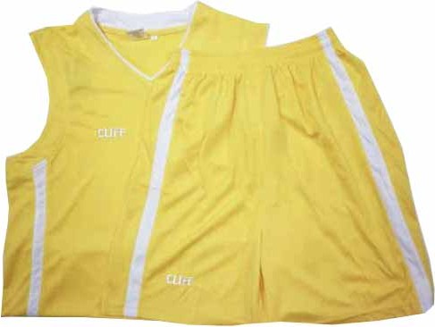 Комплект баскетбольной формы Cliff 500В M 38-40 Желтый