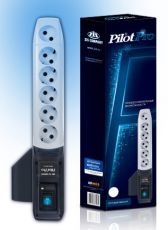 Сетевой фильтр Pilot Pro (5 м) серый серый