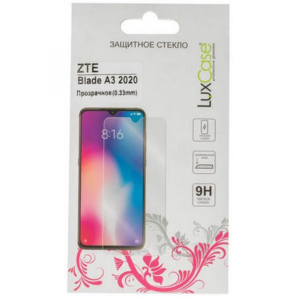 Защитное стекло для экрана LuxCase [82941] ZTE A3 2020